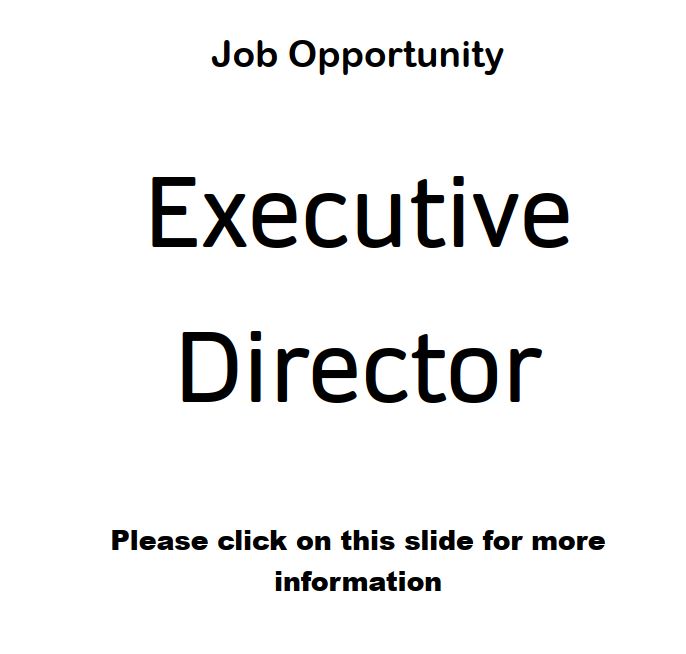 Job posting for Executive Director